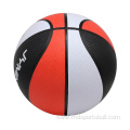 Custom logo printed rubber basketball size 6